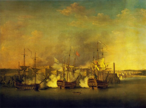 Bombardment of the Morro Castle 1 July 1762