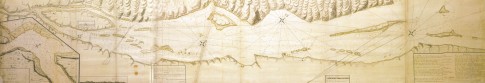 James Cook Chart of the St Lawrence to Quebec by Order of Vice Admiral Charles Saunders 1759.