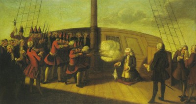 The Execution of Admiral Byng 14 March 1757