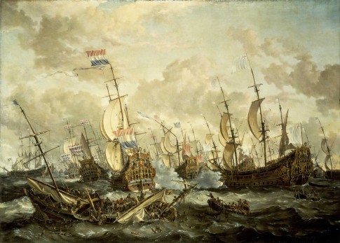 The \'Royal Prince\' and other Vessels at the Four Days Battle, 1–4 June 1666