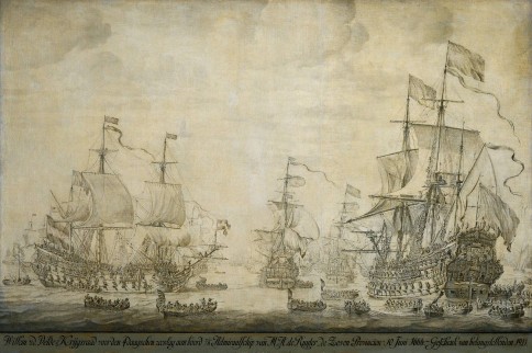 Council of War on Board of the “De Zeven Provinciën”, the Fagship of Admiral Michiel Adriaanzoon de Ruyter, June 10th 1666, before the Four Days Battle: an Episode from the Second Anglo-Dutch War