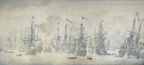 Unsuccessful English attack on the VOC fleet at Bergen, 12 August 1665